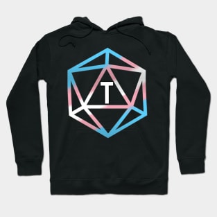 Trans Pride Flag Dice Hoodie